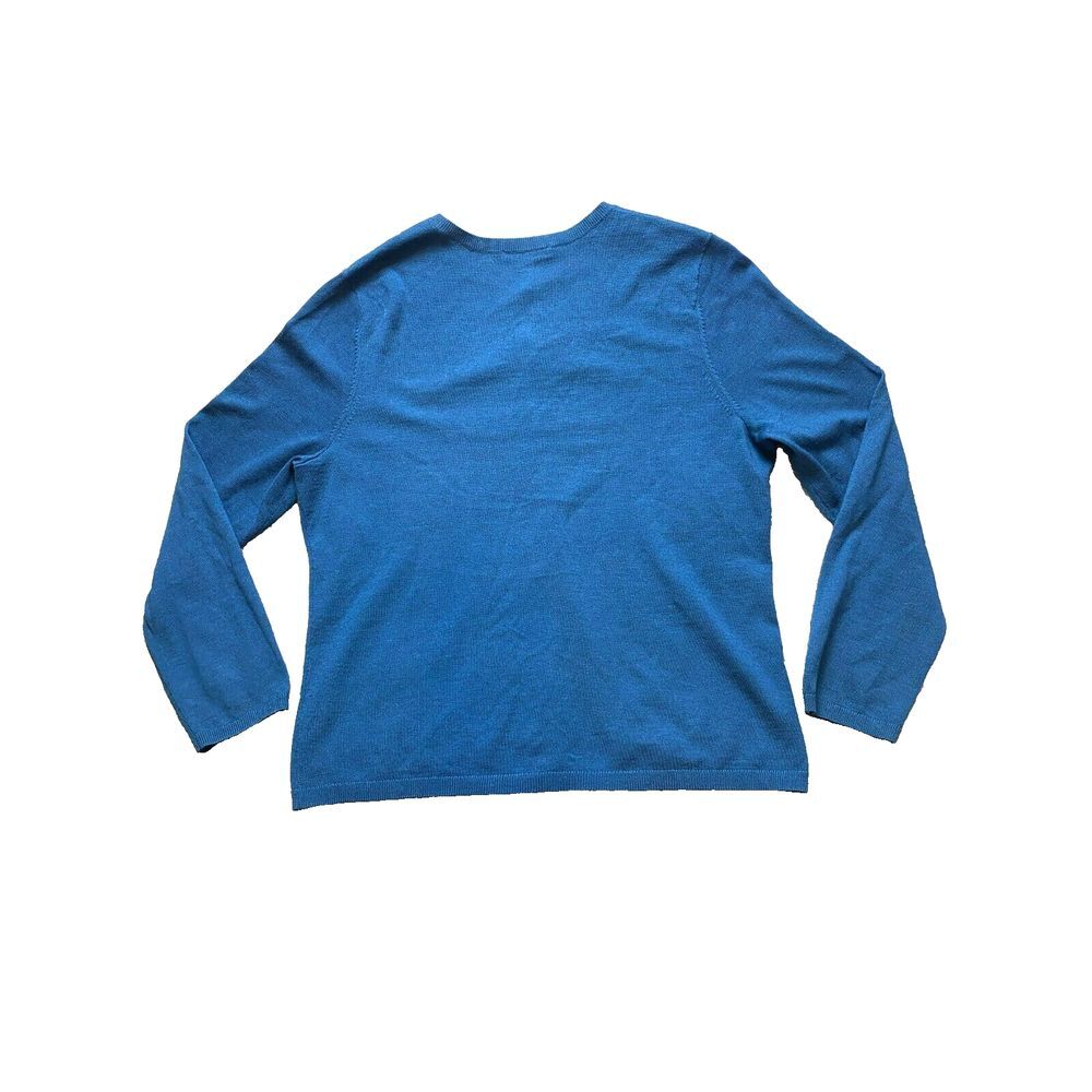 Pendleton Sweater Womens Extra Large Turquoise Bl… - image 5